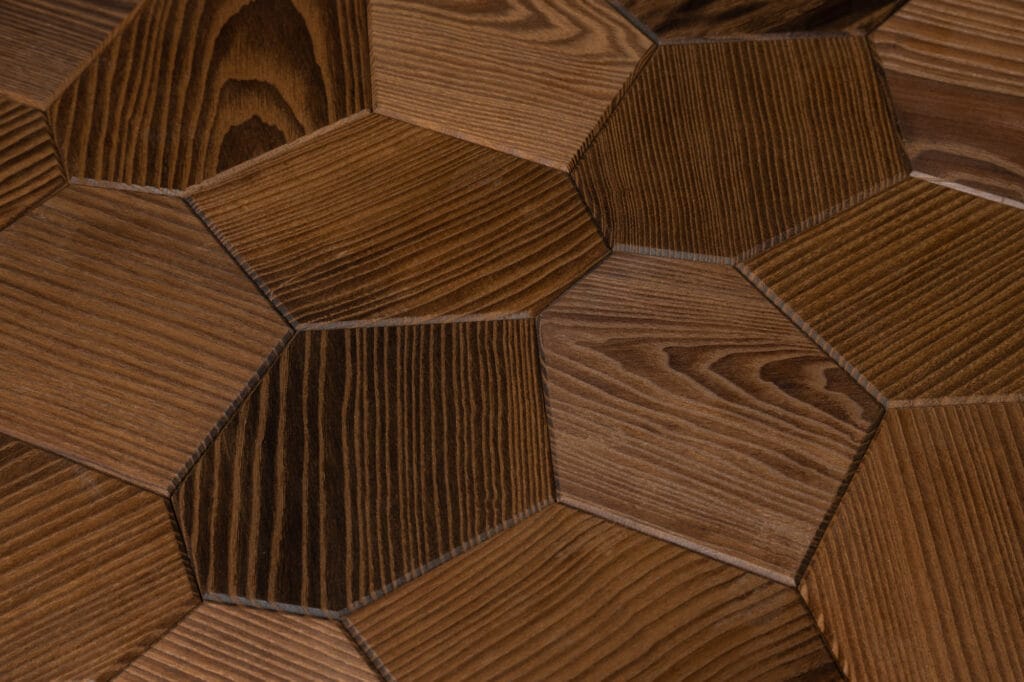 EmotionWood Hexagon wood panel