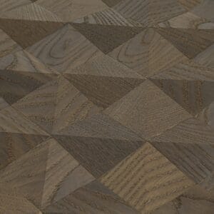 Kota 58 thermo-ash 3D faceted wood wall panel, EmotionWood