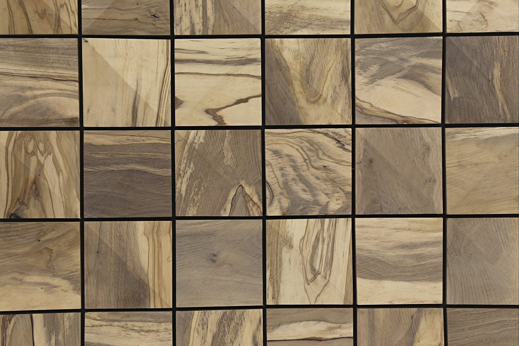 Kota 70 solid olive wood tile, wild grain, EmotionWood