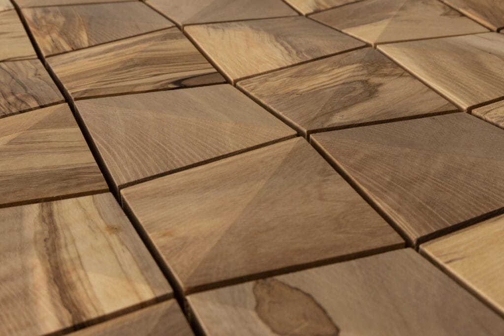 Kota 70 olive 3D tile wall detail, EmotionWood