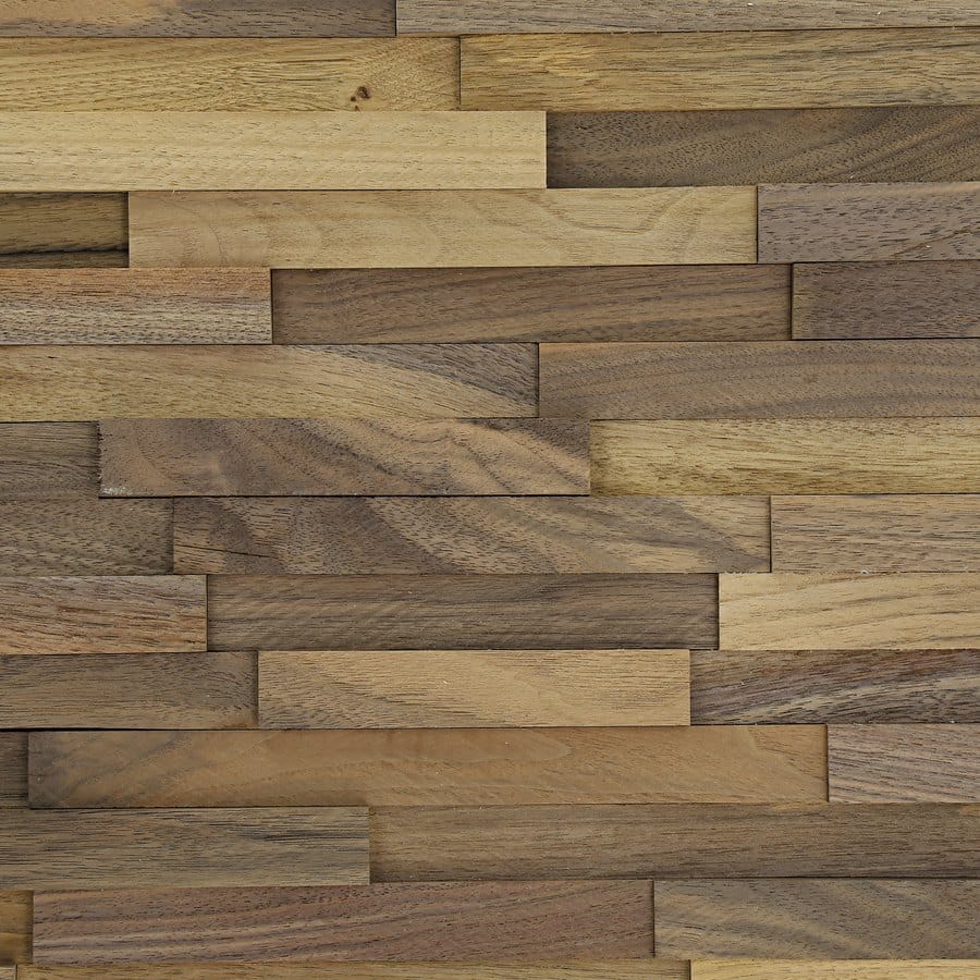 Noble walnut wood wall panel swatch