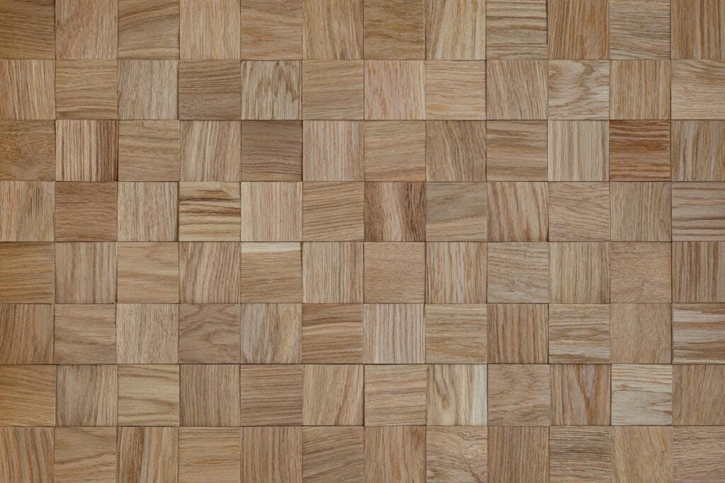 Square 58 oak 3D cube wood wall panel, EmotionWood
