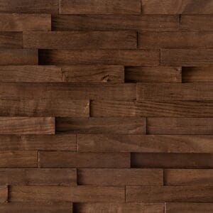 Trail 23 thermo-ash hand-split wood wall panel, EmotionWood
