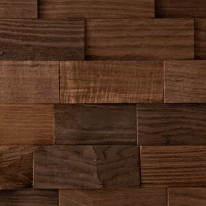 Trail 58 thermo-ash bold split-wood wall panel, EmotionWood