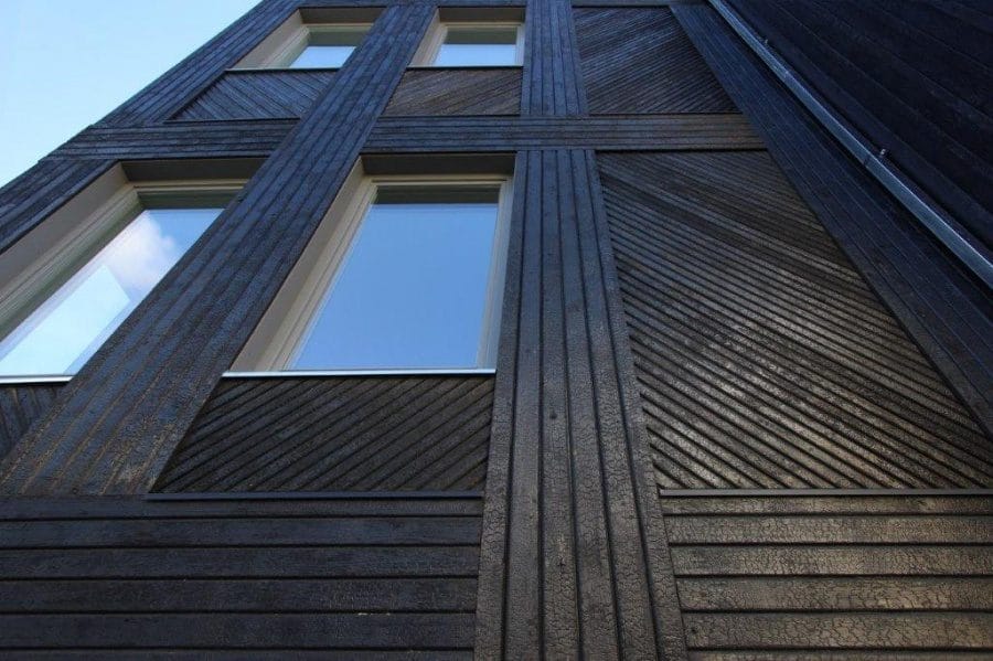 Apartment building facade